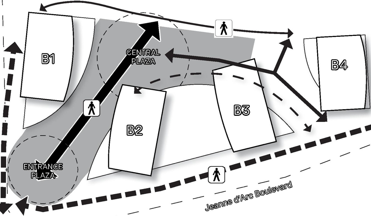 Construction site plan for project from page 14 of the file '2025-10-07 - Design Brief - D07-12-25-0073'