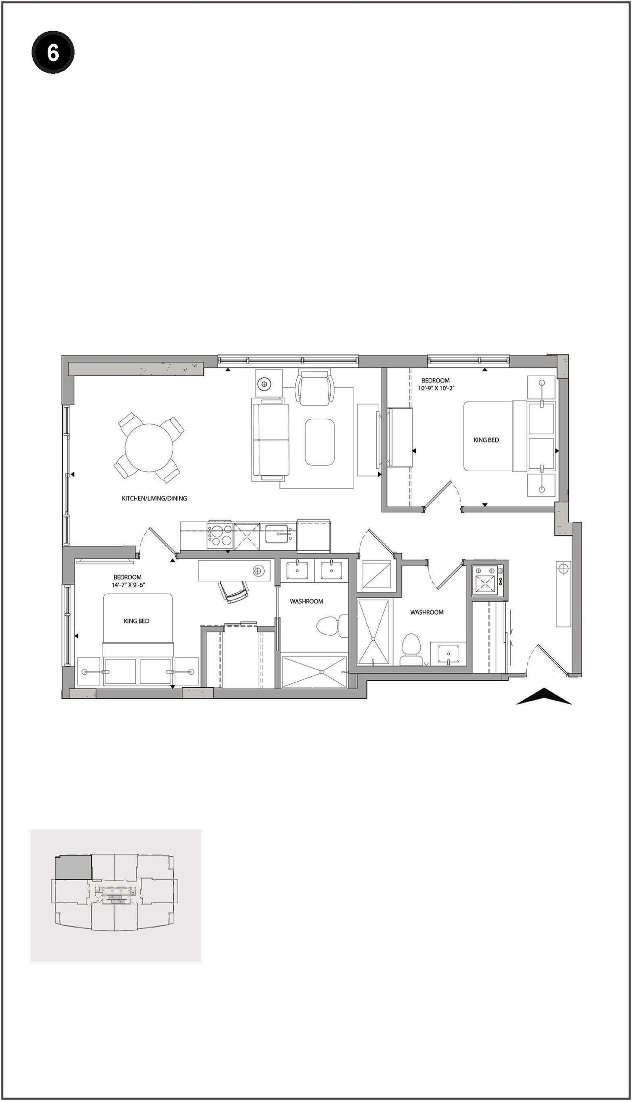 Floor plan for project from page 56 of the file '2025-10-07 - Design Brief - D07-12-25-0073'