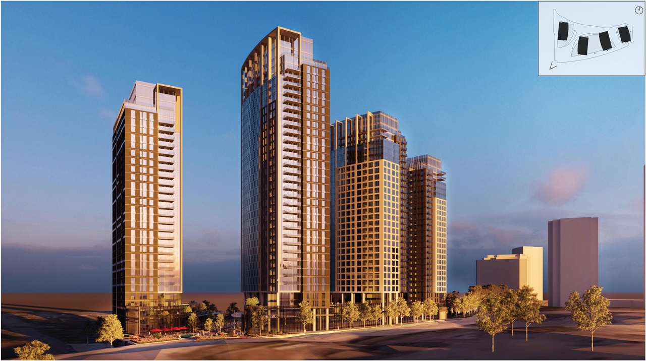 Rendering of building from page 73 of the file '2025-10-07 - Design Brief - D07-12-25-0073'