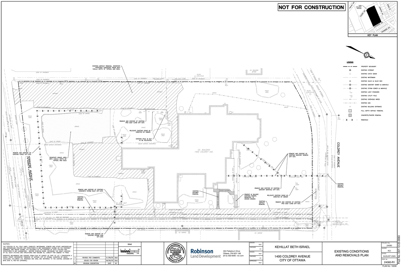 Construction site plan for project from page 6 of the file '2025-08-28 - Design Drawing Set - D07-12-25-0083'