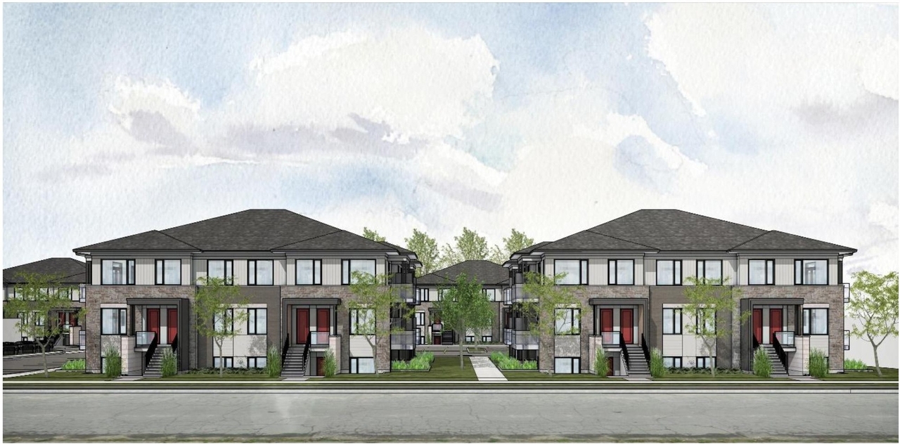 Rendering of building from page 13 of the file '2025-06-17 - Urban Design Brief - D07-12-25-0084'