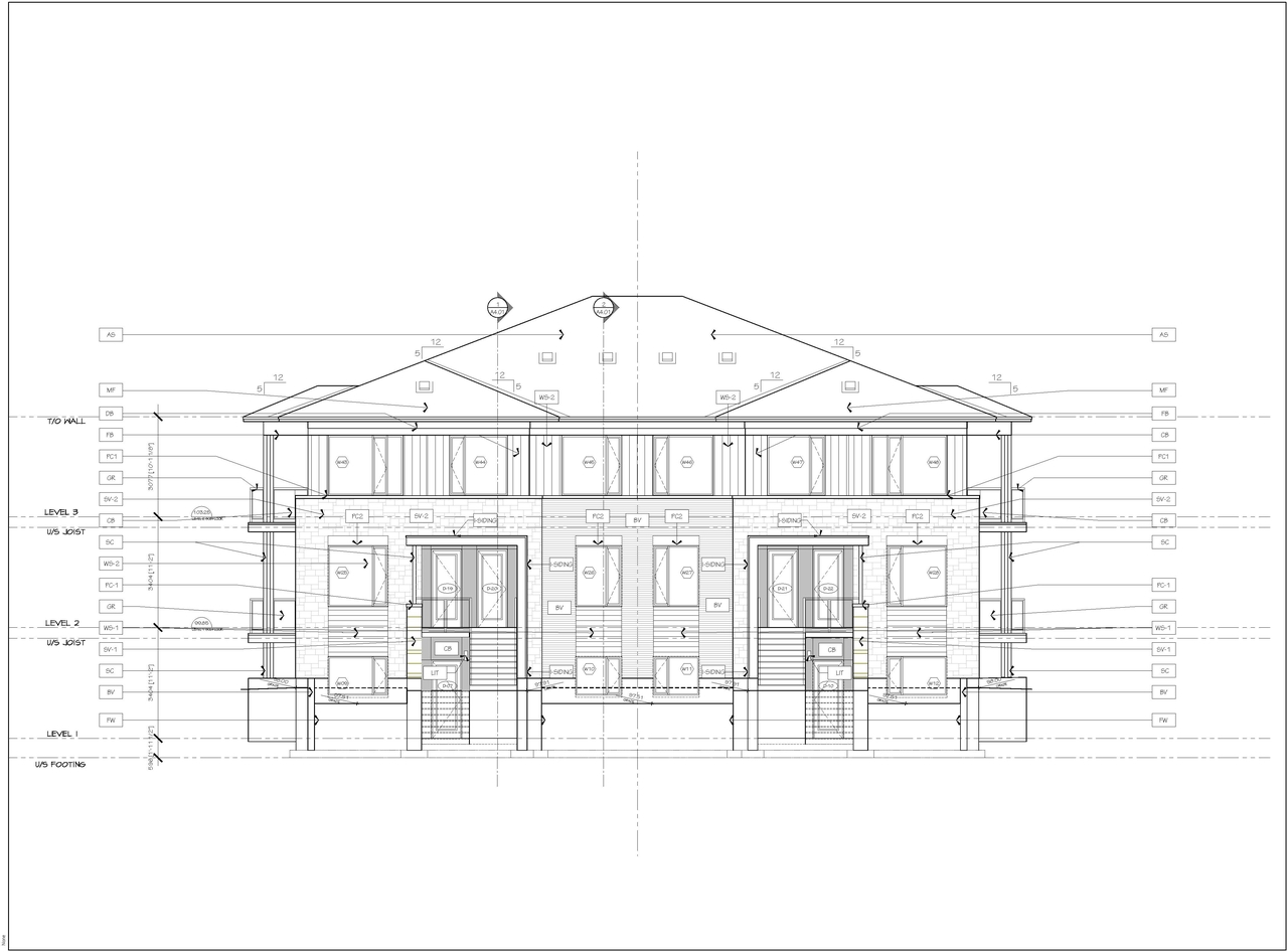 Rendering of building from page 34 of the file '2025-06-17 - Urban Design Brief - D07-12-25-0084'