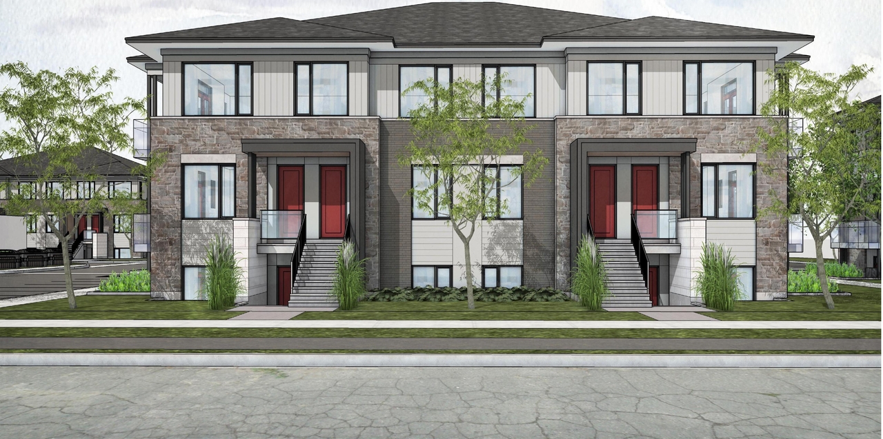 Rendering of building from page 42 of the file '2025-06-17 - Urban Design Brief - D07-12-25-0084'