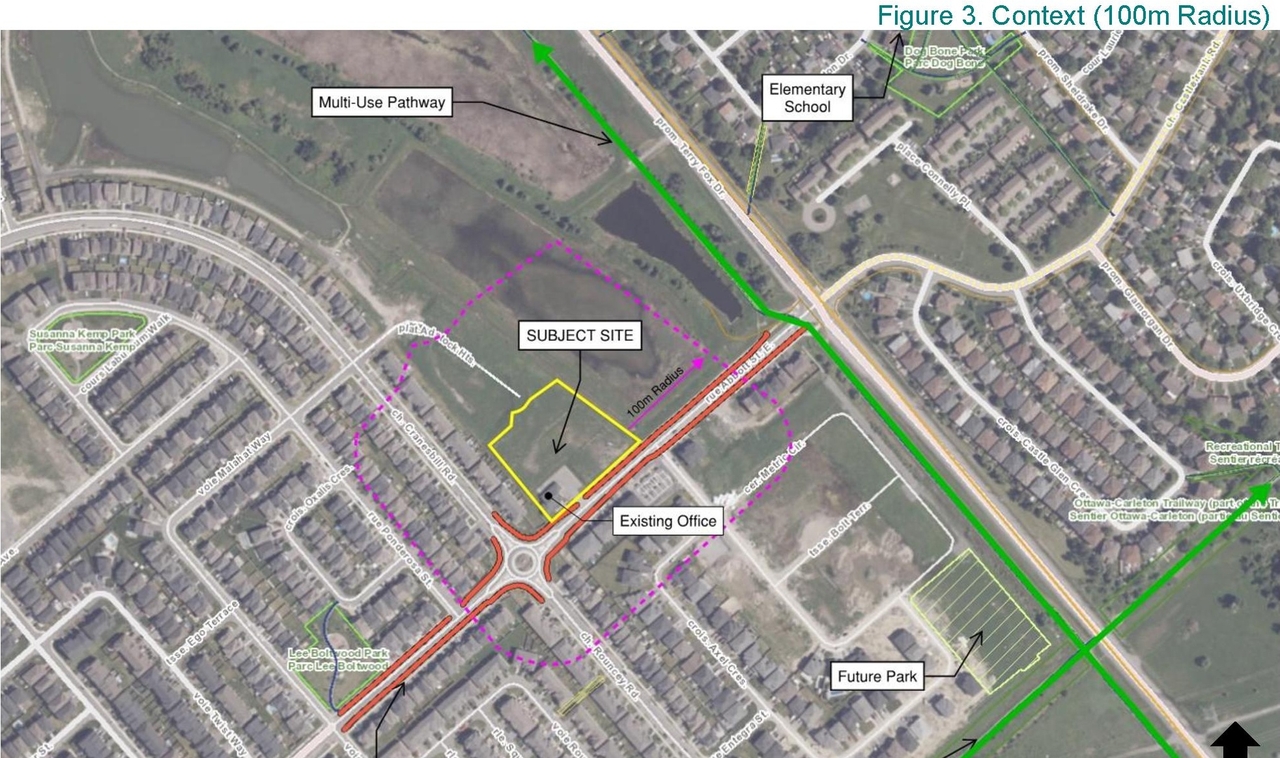Construction site plan for project from page 7 of the file '2025-06-17 - Urban Design Brief - D07-12-25-0084'