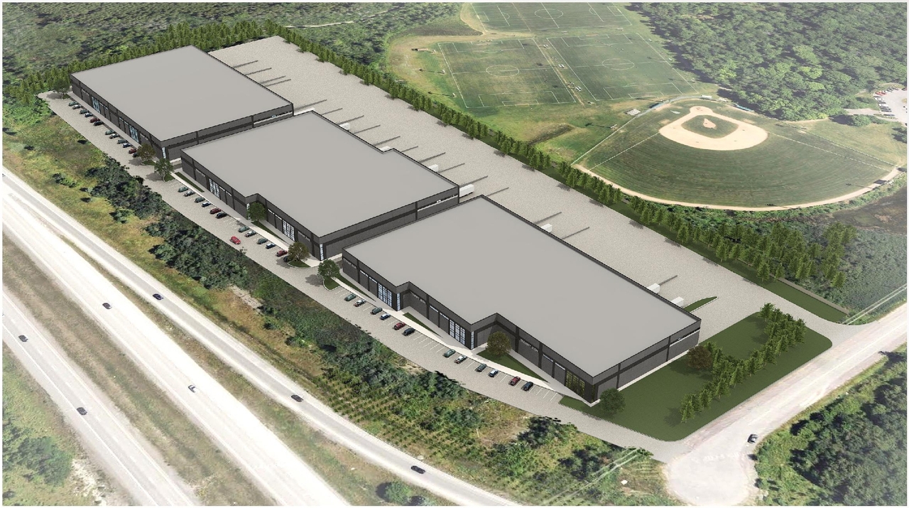 Rendering of building from page 3 of the file '2025-06-19 - Urban Design Brief - D07-12-25-0085'