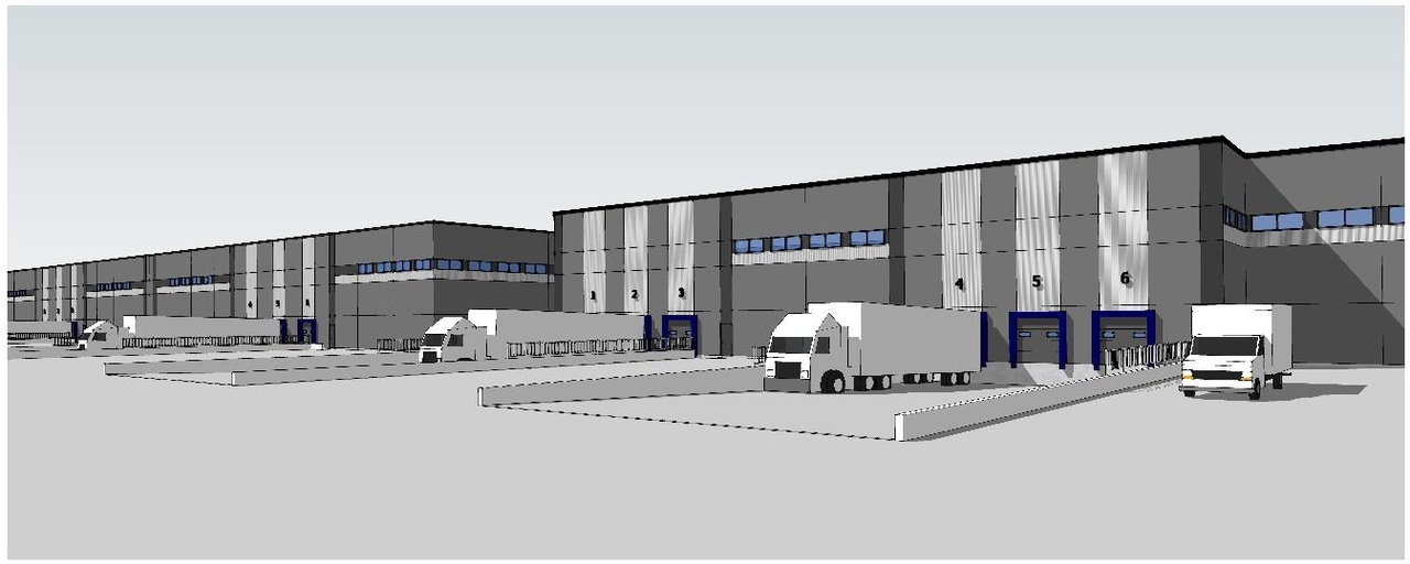 Rendering of building from page 21 of the file '2025-06-19 - Urban Design Brief - D07-12-25-0085'