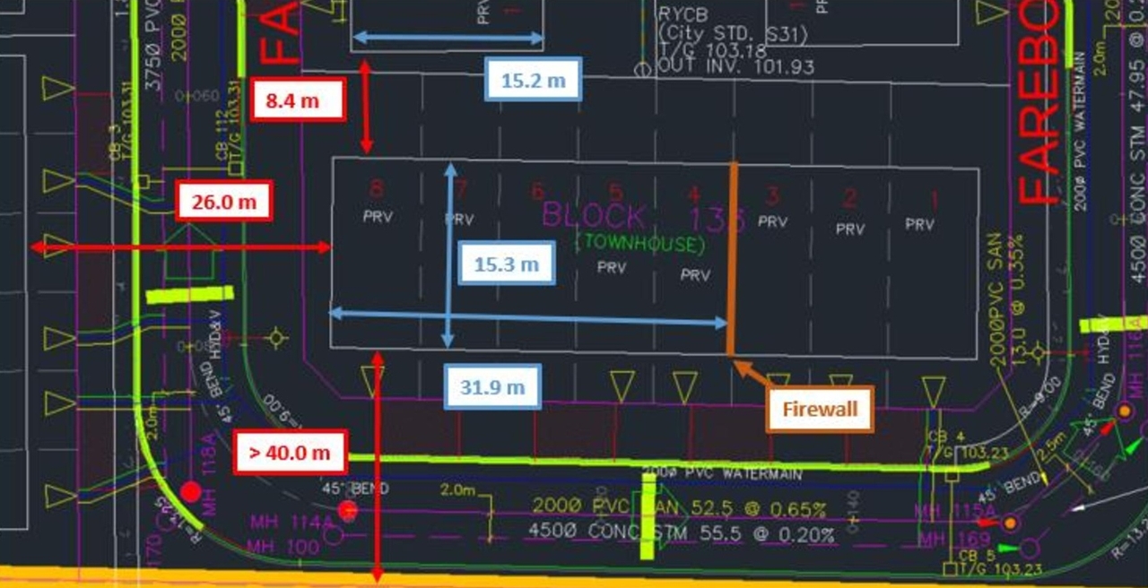 Construction site plan for project from page 69 of the file '2025-10-29 - Block 13 - Design Brief - D07-12-25-0089'
