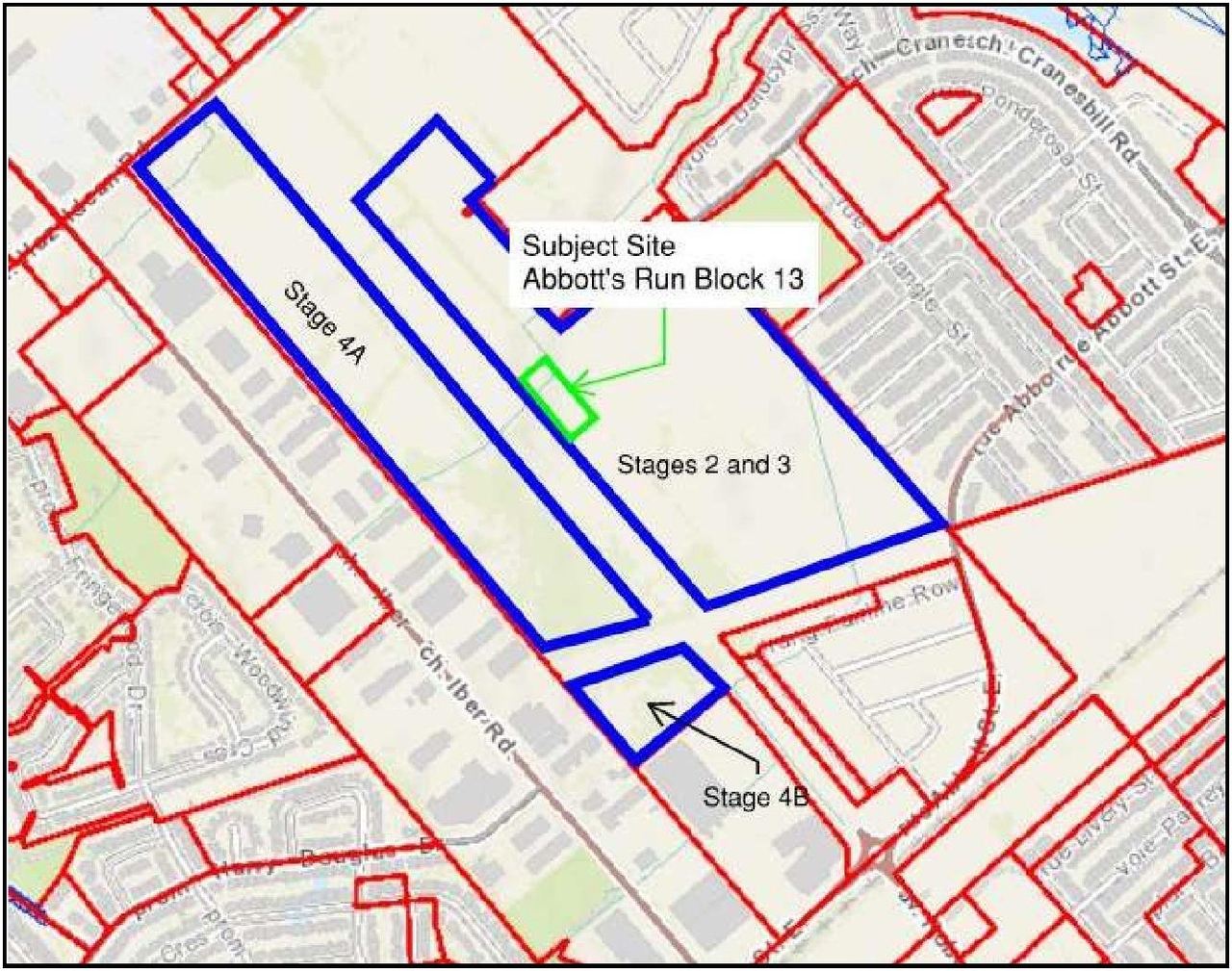Construction site plan for project from page 7 of the file '2025-06-30 - Design Brief - D07-12-25-0089'
