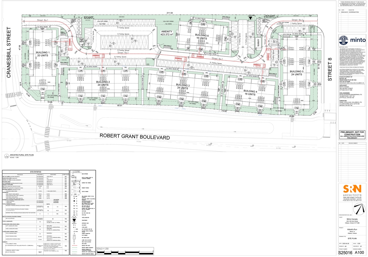 Construction site plan for project from page 26 of the file '2025-06-30 - Design Brief - D07-12-25-0089'