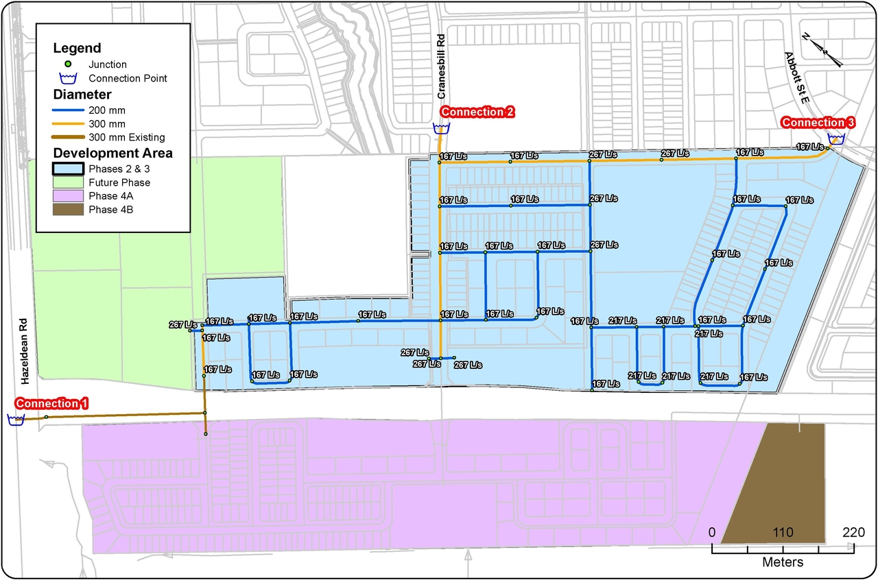 Construction site plan for project from page 55 of the file '2025-06-30 - Design Brief - D07-12-25-0089'
