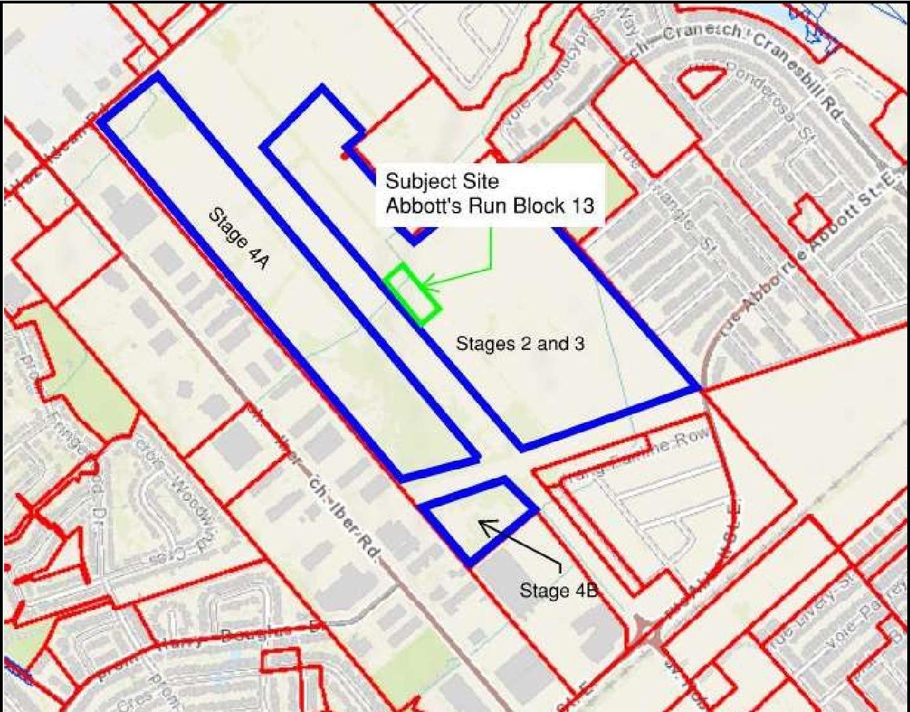 Construction site plan for project from page 7 of the file '2025-06-30 - Design Brief - D07-12-25-0089'