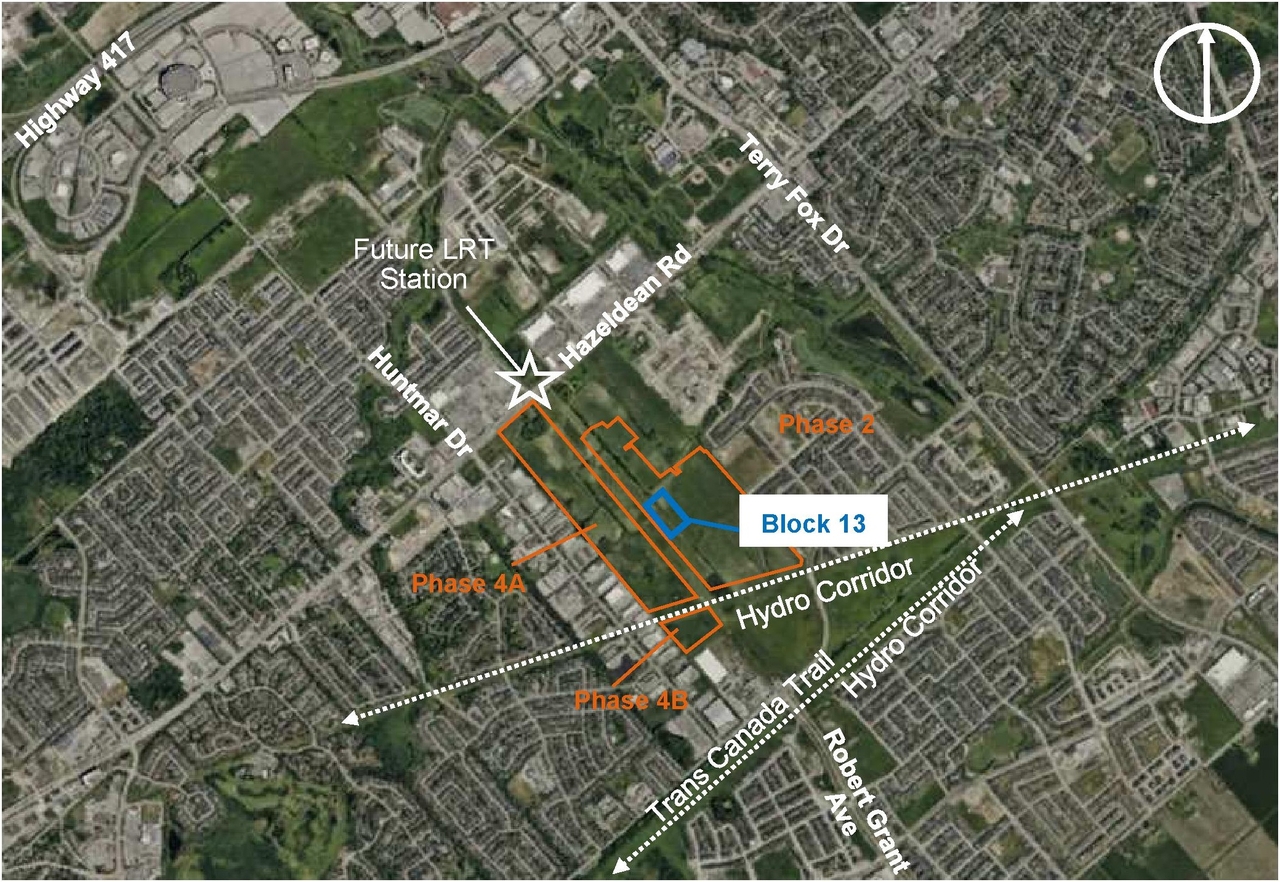 Construction site plan for project from page 25 of the file '2025-06-30 - Urban Design Brief - D07-12-25-0089'
