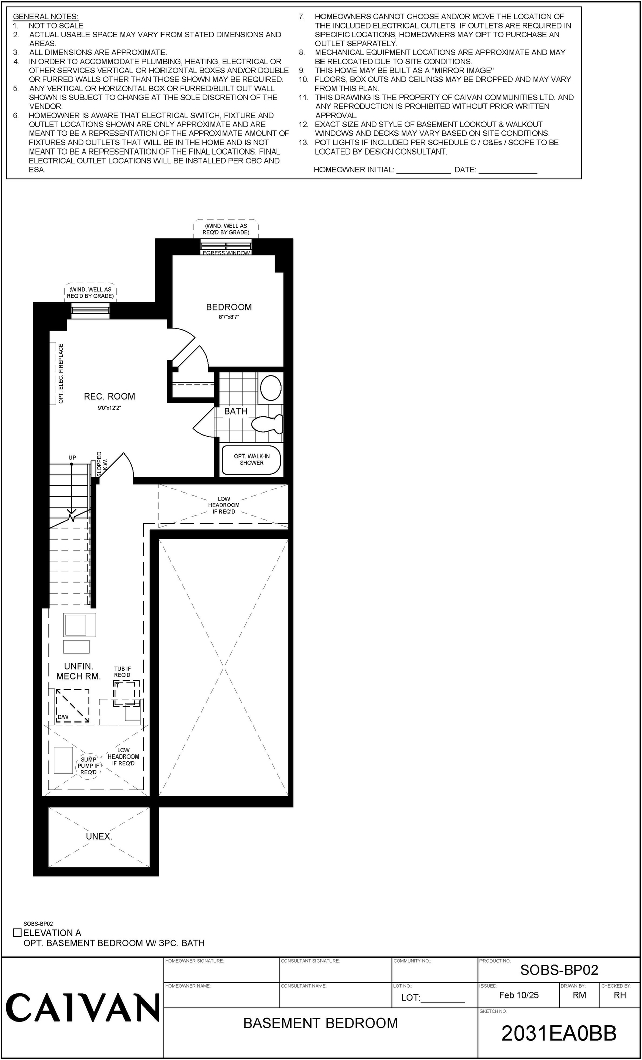 Floor plan for project from page 3 of the file '2025-07-03 - Floor Plans (end unit) - D07-12-25-0091'