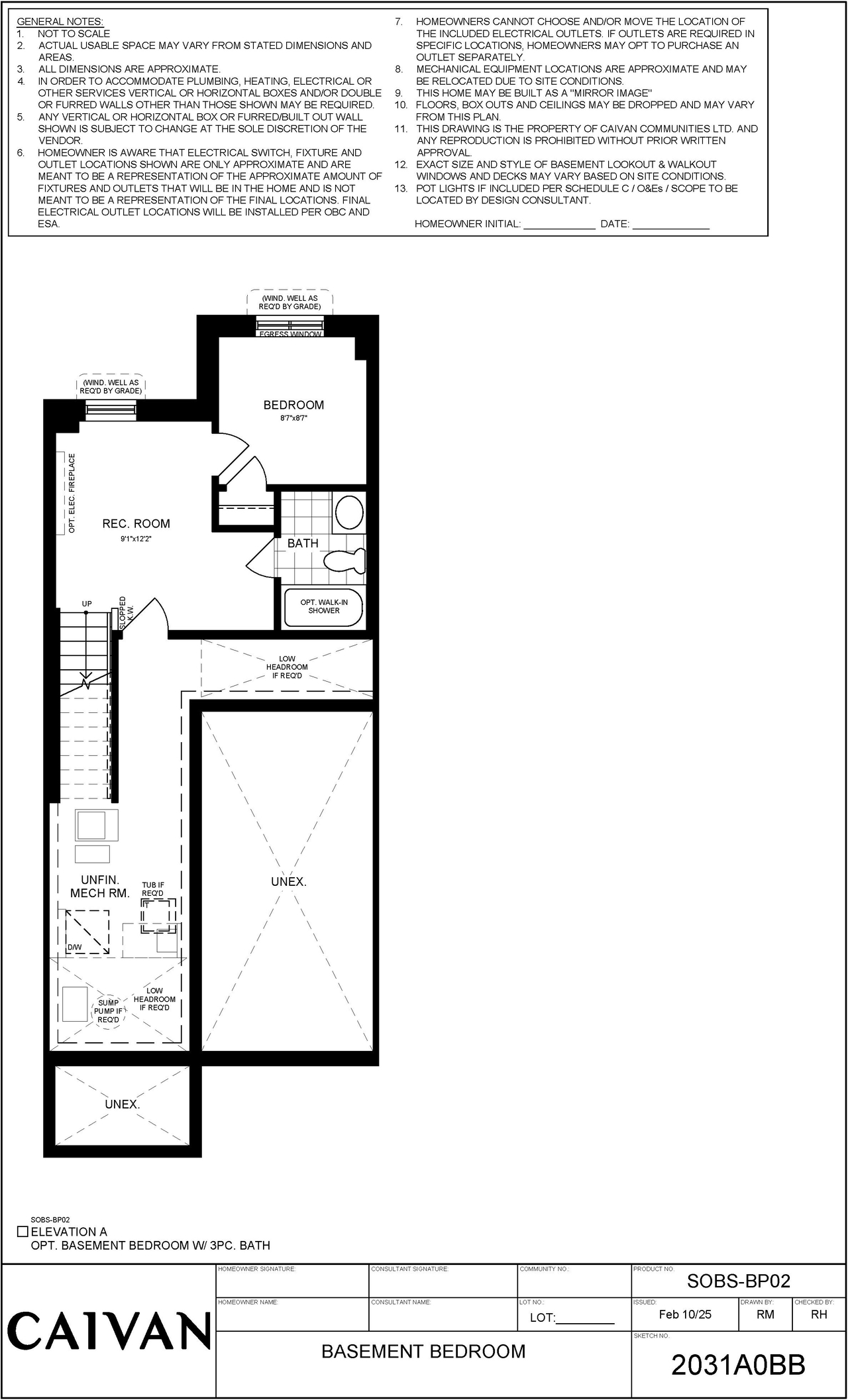 Floor plan for project from page 3 of the file '2025-07-03 - Floor Plans (interior unit) - D07-12-25-0091'