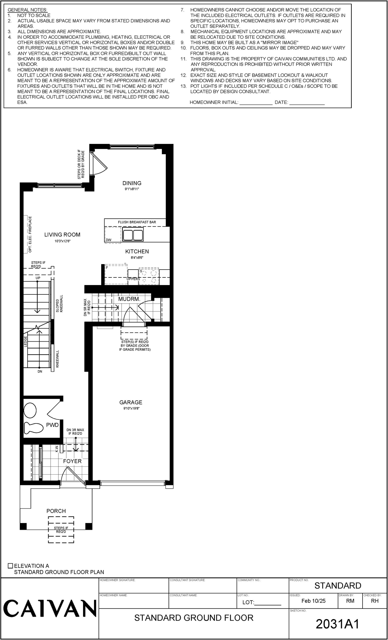 Floor plan for project from page 5 of the file '2025-07-03 - Floor Plans (interior unit) - D07-12-25-0091'