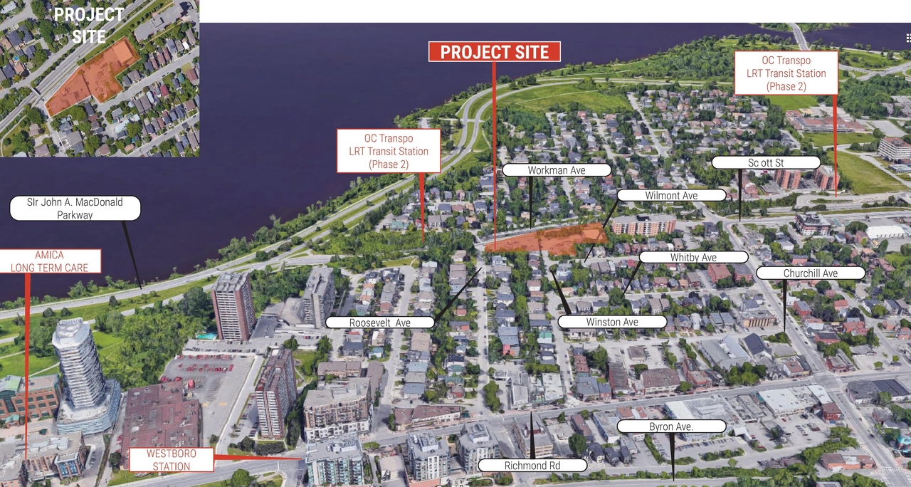 Construction site plan for project from page 3 of the file '2025-09-24 - Urban Design Brief - D07-12-25-0097'