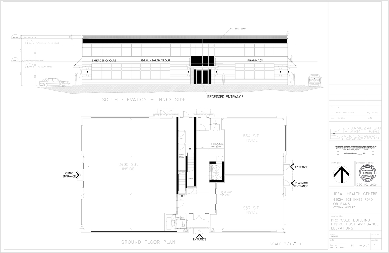 Floor plan for project from page 1 of the file '2025-07-22 - South Elevation and Floor Plan - D07-12-25-0099'