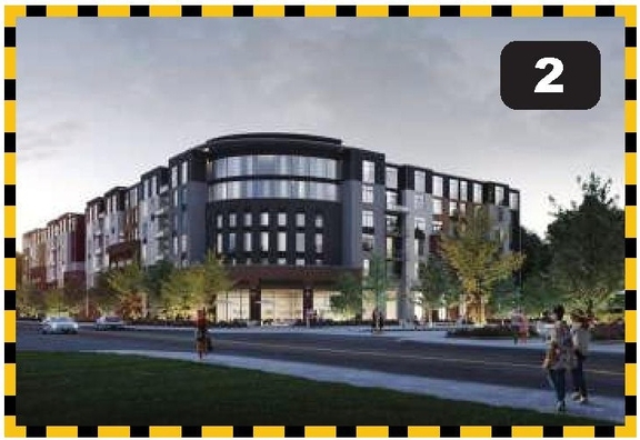 Rendering of building from page 27 of the file '2025-07-25 - Urban Design Brief - D07-12-25-0103'