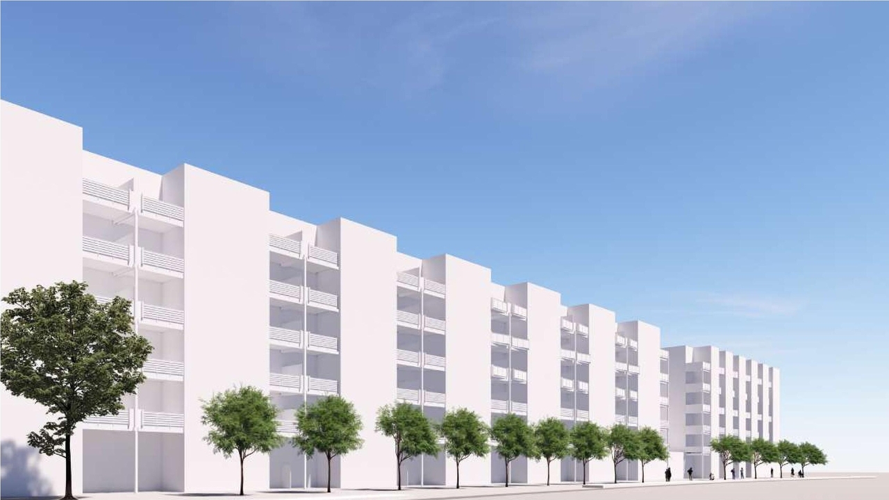 Rendering of building from page 45 of the file '2025-07-25 - Urban Design Brief - D07-12-25-0103'