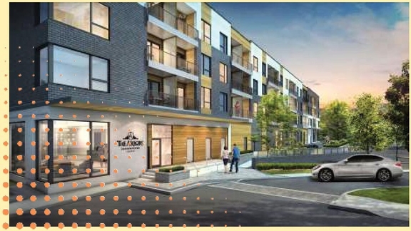 Rendering of building from page 62 of the file '2025-07-25 - Urban Design Brief - D07-12-25-0103'