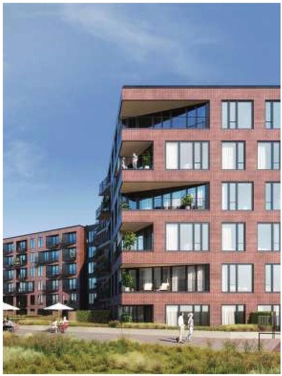 Rendering of building from page 62 of the file '2025-07-25 - Urban Design Brief - D07-12-25-0103'