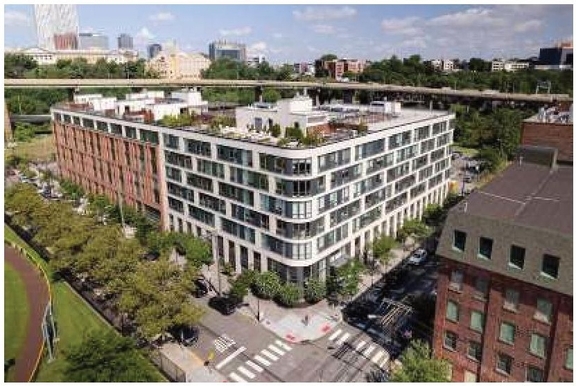 Rendering of building from page 63 of the file '2025-07-25 - Urban Design Brief - D07-12-25-0103'