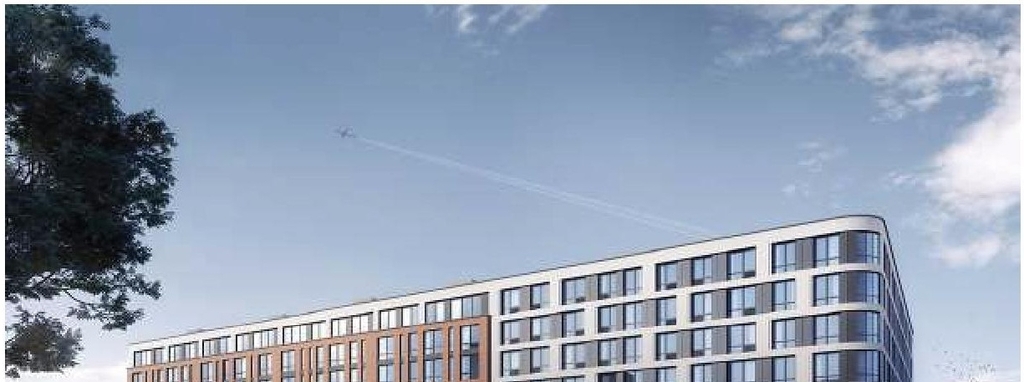 Rendering of building from page 63 of the file '2025-07-25 - Urban Design Brief - D07-12-25-0103'