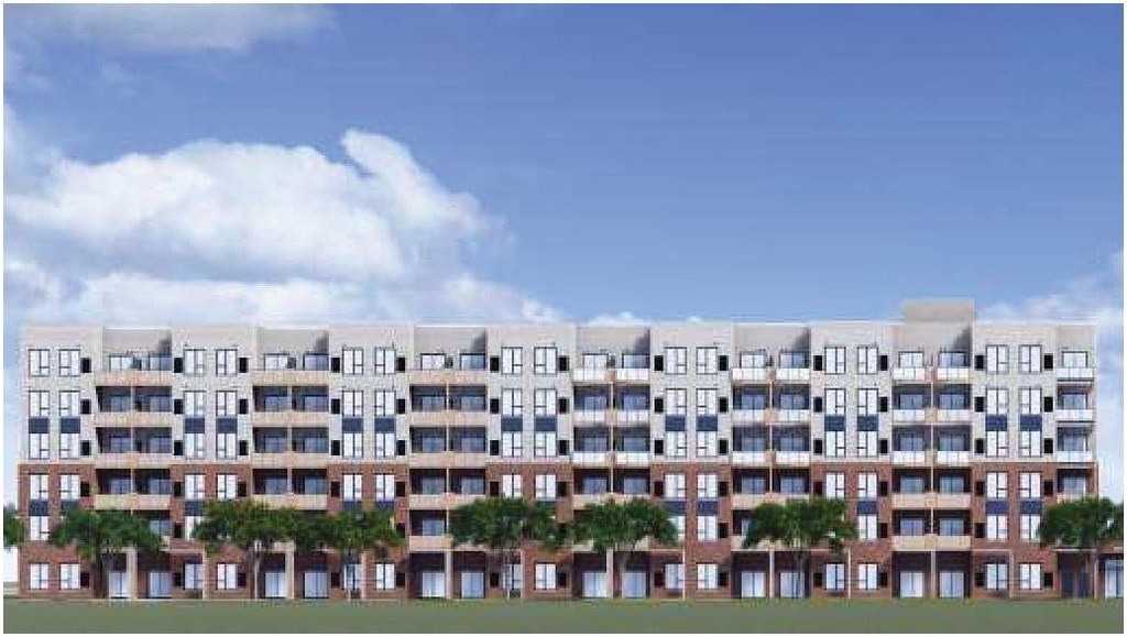 Rendering of building from page 67 of the file '2025-07-25 - Urban Design Brief - D07-12-25-0103'