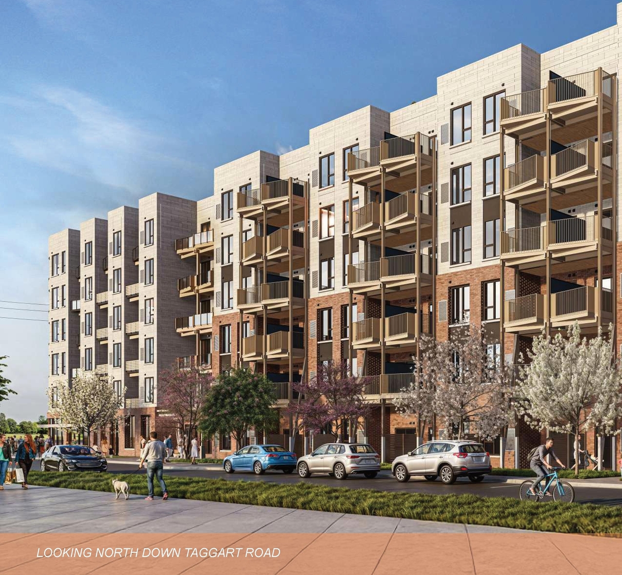 Rendering of building from page 80 of the file '2025-07-25 - Urban Design Brief - D07-12-25-0103'