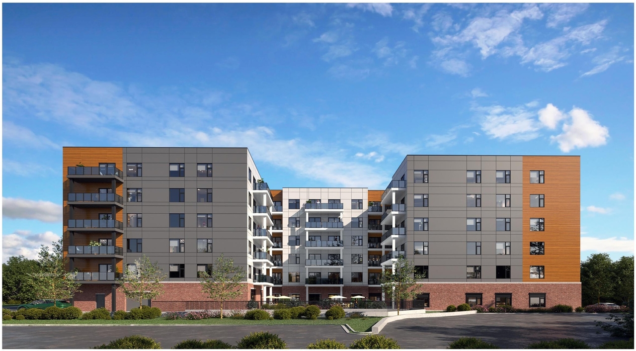 Rendering of building from page 16 of the file '2025-11-07 - Urban Design Review Panel - -D07-12-25-0106'