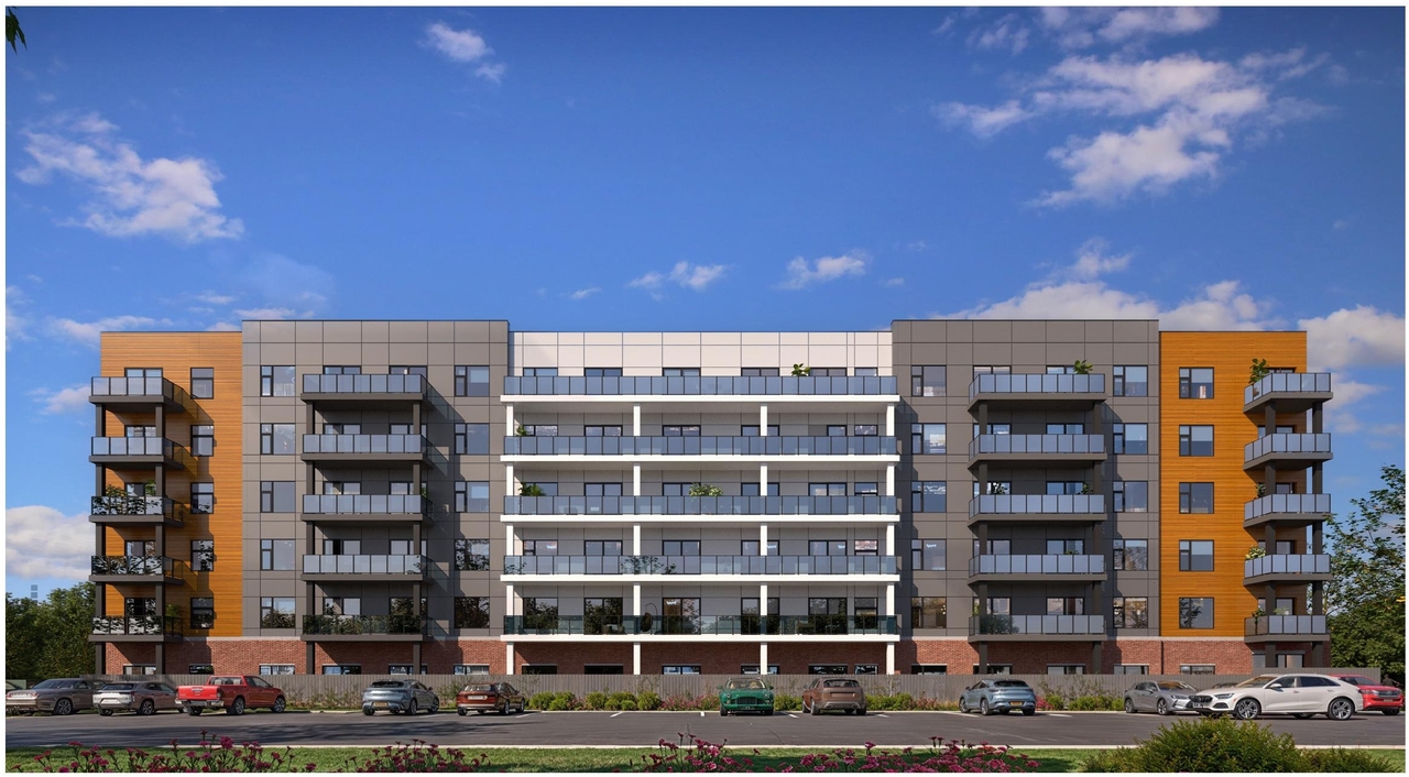 Rendering of building from page 16 of the file '2025-11-07 - Urban Design Review Panel - -D07-12-25-0106'