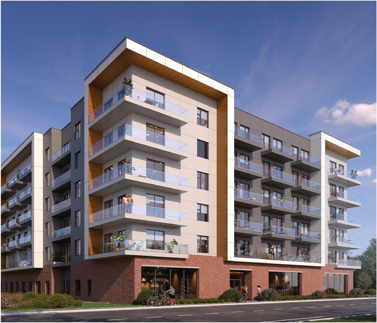 Rendering of building from page 2 of the file '2025-07-30 - Urban Design Review Panel - D07-12-25-0106'