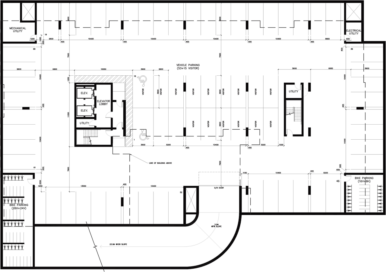 Floor plan for project from page 20 of the file '2025-07-30 - Urban Design Review Panel - D07-12-25-0106'