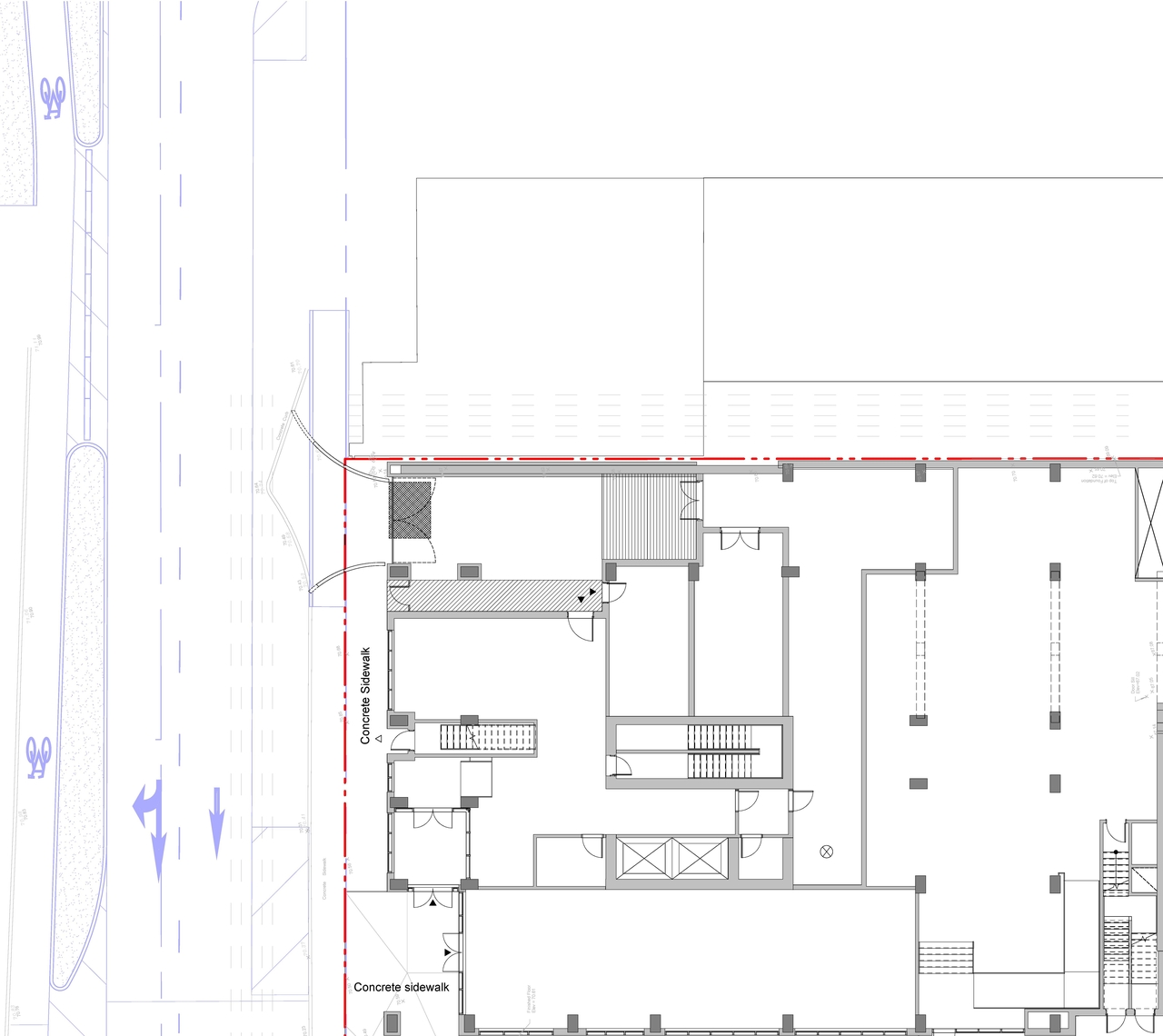 Construction site plan for project from page 72 of the file '2025-08-06 - Urban Design Review Panel Report - D07-12-25-0112'