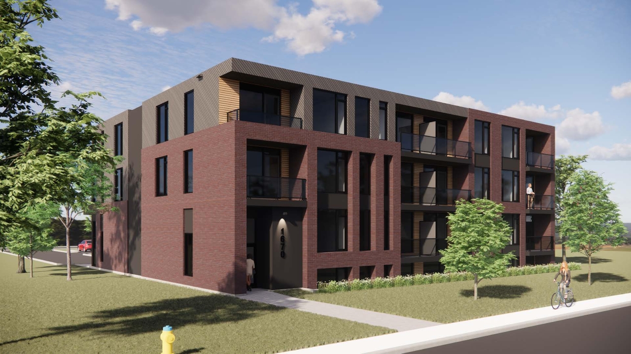 Rendering of building from page 6 of the file '2025-08-19 - Renderings - D07-12-25-0118'