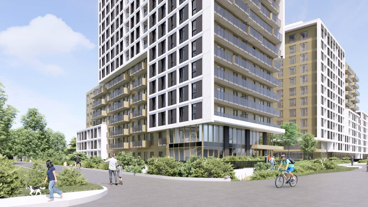 Rendering of building from page 5 of the file '2025-11-07 - RENDERS - D07-12-25-0121'