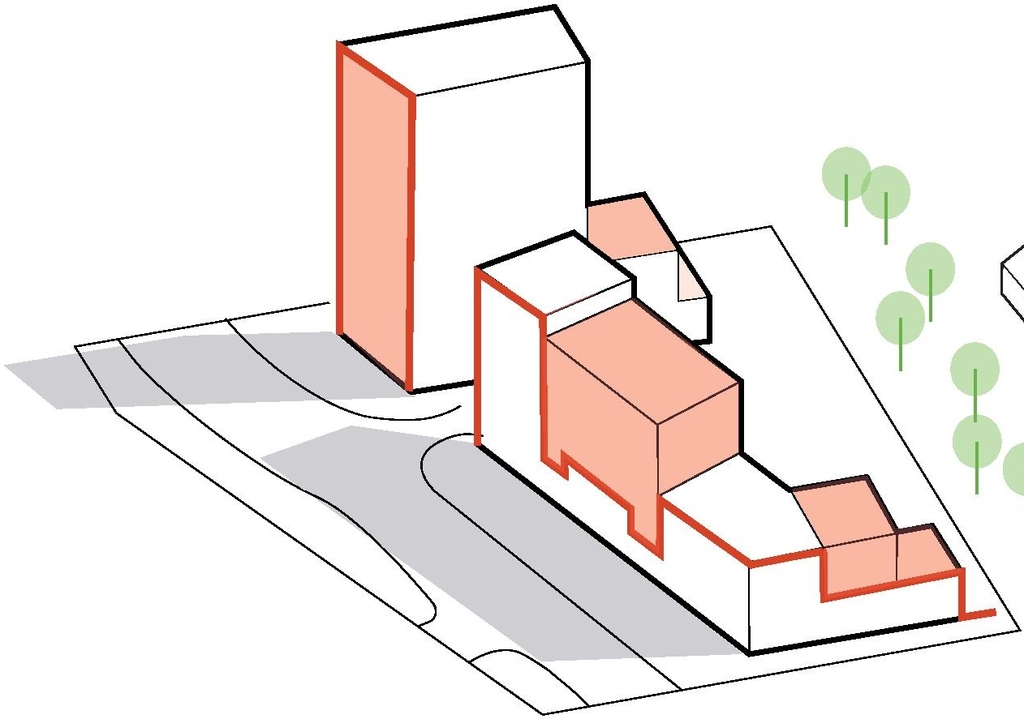 Construction site plan for project from page 37 of the file '2025-09-02 - Urban Design Review Panel Report - D07-12-25-0121'