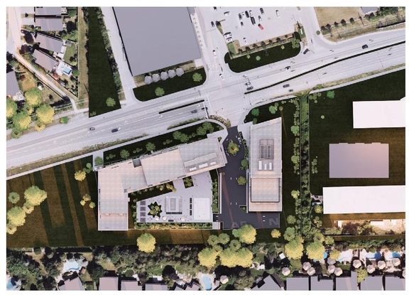 Construction site plan for project from page 76 of the file '2025-09-02 - Urban Design Review Panel Report - D07-12-25-0121'