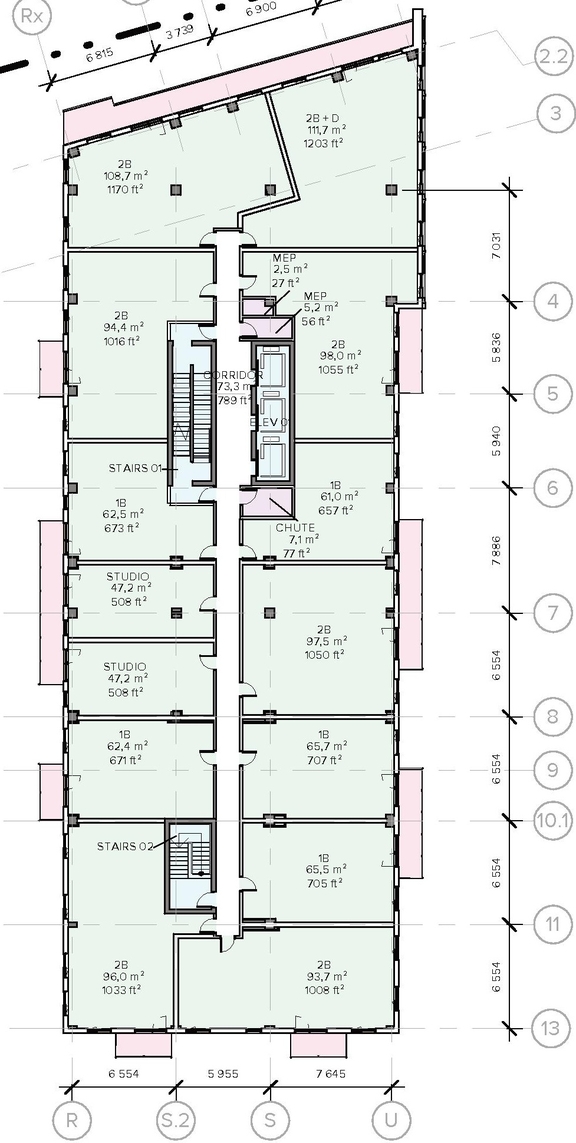Floor plan for project from page 64 of the file '2025-09-02 - Design Brief - D07-12-25-0121'