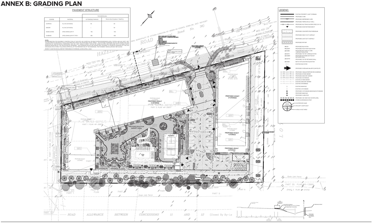 Construction site plan for project from page 78 of the file '2025-09-02 - Design Brief - D07-12-25-0121'