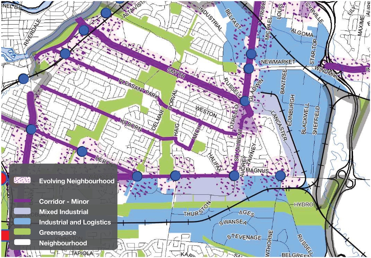 Construction site plan for project from page 8 of the file '2025-09-11 - Urban Design Brief - D07-12-25-0125'