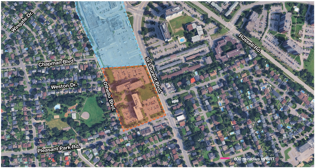 Construction site plan for project from page 11 of the file '2025-09-11 - Urban Design Brief - D07-12-25-0125'