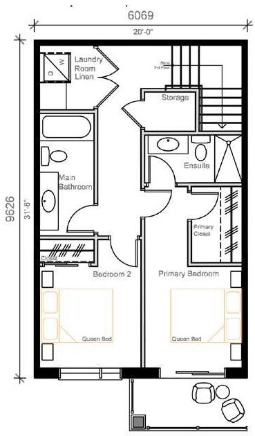 Floor plan for project from page 20 of the file '2025-09-11 - Urban Design Brief - D07-12-25-0125'