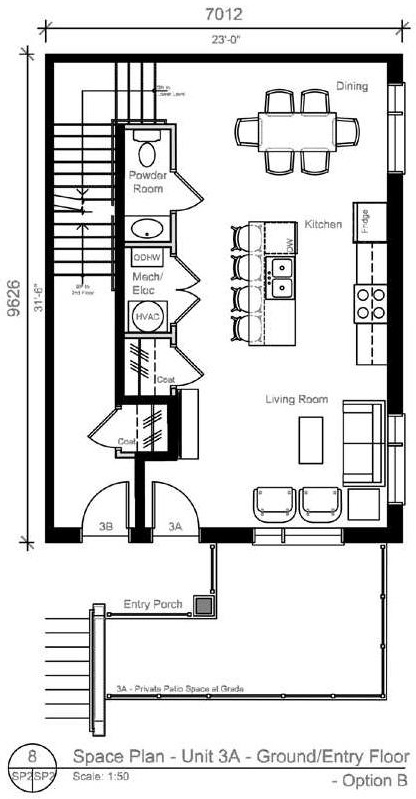 Floor plan for project from page 20 of the file '2025-09-11 - Urban Design Brief - D07-12-25-0125'