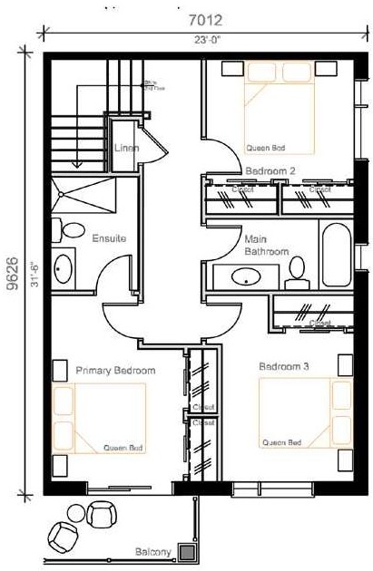 Floor plan for project from page 20 of the file '2025-09-11 - Urban Design Brief - D07-12-25-0125'