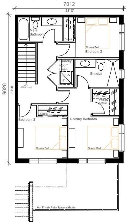 Floor plan for project from page 20 of the file '2025-09-11 - Urban Design Brief - D07-12-25-0125'