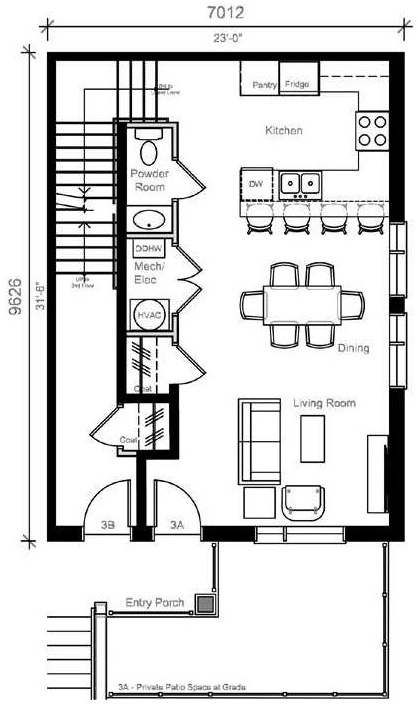 Floor plan for project from page 20 of the file '2025-09-11 - Urban Design Brief - D07-12-25-0125'