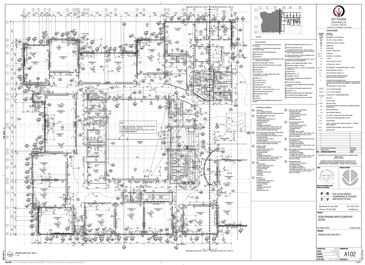 Floor plan for project from page 1 of the file '2025-09-26 - Floor Plans - D07-12-25-0131'