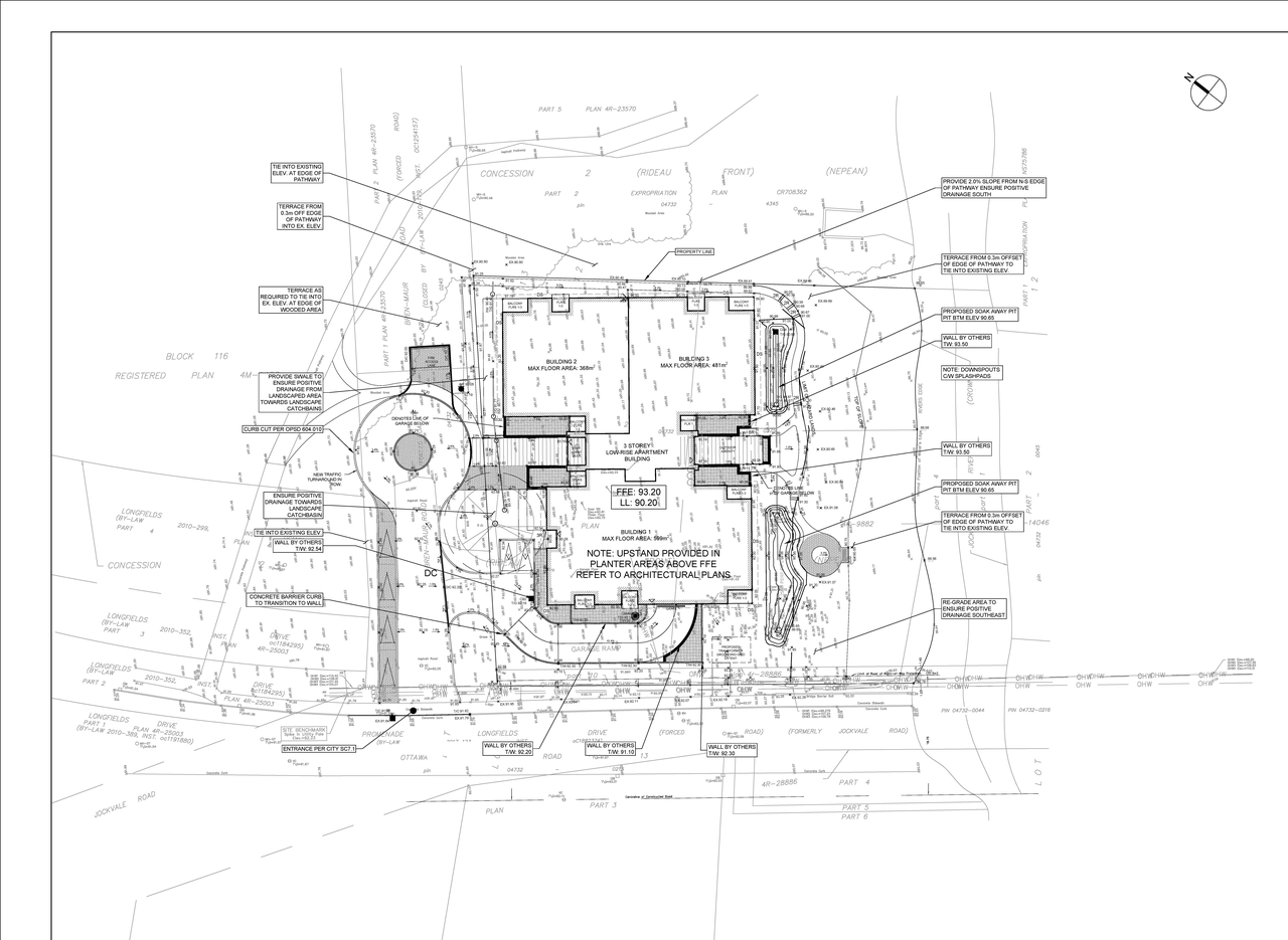 Construction site plan for project from page 67 of the file '2025-11-03 - Design Brief - D07-12-25-0142'