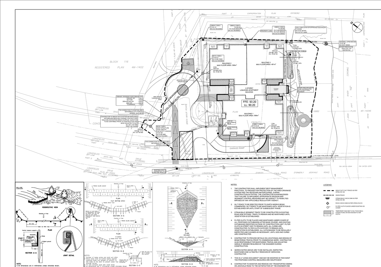 Construction site plan for project from page 68 of the file '2025-11-03 - Design Brief - D07-12-25-0142'